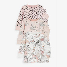 Load image into Gallery viewer, Pink/White 3 Pack Unicorn Snuggle Pyjamas (9mths-7yrs) - Allsport