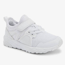 Load image into Gallery viewer, White Elastic Lace Trainers (Older) - Allsport