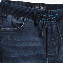 Load image into Gallery viewer, Rib Waist Indigo Skinny Fit Jersey Jeans (3-12yrs)