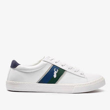 Load image into Gallery viewer, White Stripe Trainers - Allsport