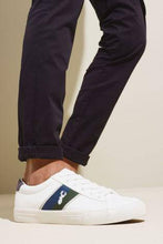Load image into Gallery viewer, White Stripe Trainers - Allsport