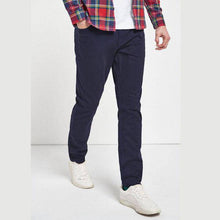 Load image into Gallery viewer, Dark Blue Slim Fit Motion Flex Soft Touch Trousers - Allsport