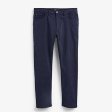 Load image into Gallery viewer, Dark Blue Slim Fit Motion Flex Soft Touch Trousers - Allsport
