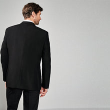 Load image into Gallery viewer, Black Regular Fit Two Button Suit: Jacket - Allsport