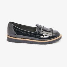 Load image into Gallery viewer, Black Patent Tassel Loafers (Older) - Allsport