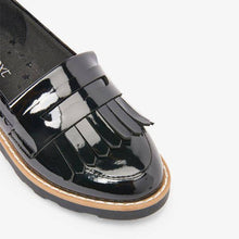 Load image into Gallery viewer, Black Patent Tassel Loafers (Older) - Allsport