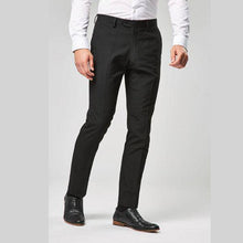 Load image into Gallery viewer, Black Regular Fit Suit: Trousers - Allsport
