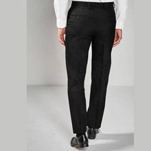 Load image into Gallery viewer, Black Regular Fit Suit: Trousers - Allsport