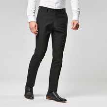Load image into Gallery viewer, Black Regular Fit Suit: Trousers - Allsport
