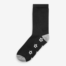 Load image into Gallery viewer, Black 7 Pack Cotton Rich Socks - Allsport