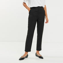 Load image into Gallery viewer, Black Tailored Taper Trousers - Allsport
