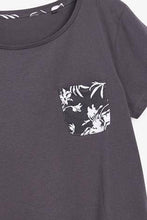 Load image into Gallery viewer, Charcoal Floral Cotton Short Set - Allsport