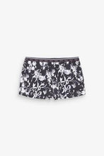 Load image into Gallery viewer, Charcoal Floral Cotton Short Set - Allsport