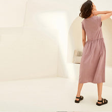 Load image into Gallery viewer, Mauve Purple T-Shirt Dress - Allsport