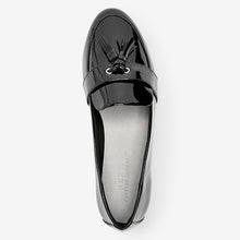 Load image into Gallery viewer, Black Cleated Tassel Loafers - Allsport