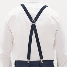 Load image into Gallery viewer, Navy Blue Slim Braces
