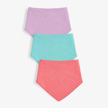 Load image into Gallery viewer, Pink 3 Pack Pointelle Gathered Bibs - Allsport