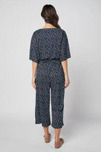 Load image into Gallery viewer, Navy/White Wrap Jumpsuit - Allsport