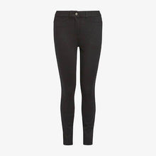 Load image into Gallery viewer, Black Fly Fasten Jersey Denim Leggings - Allsport