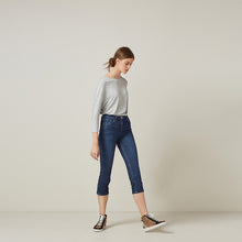 Load image into Gallery viewer, Inky Cropped Slim Jeans - Allsport
