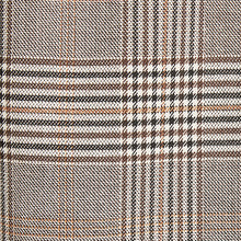 Load image into Gallery viewer, Taupe Slim Fit Check Suit: Trousers - Allsport