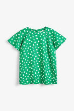 Load image into Gallery viewer, Green Spot Short Sleeve Linen Top - Allsport
