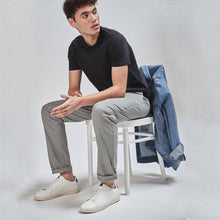 Load image into Gallery viewer, Grey Slim Fit Stretch Chinos - Allsport