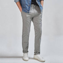 Load image into Gallery viewer, Grey Slim Fit Stretch Chinos - Allsport