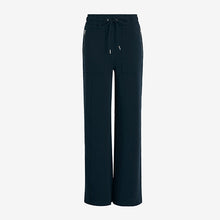 Load image into Gallery viewer, Navy Ponte Wide Leg Trousers - Allsport