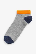 Load image into Gallery viewer, Blue 7 Pack Cotton Rich Trainer Socks - Allsport