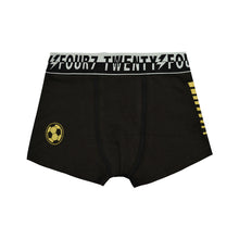 Load image into Gallery viewer, 5 Pack Black Gold Football Trunks (Older Boys)