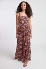 Load image into Gallery viewer, Brown Tiered Maxi Dress - Allsport