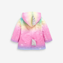 Load image into Gallery viewer, Multi Rainbow Unicorn Shower Resistant Cagoule (6mths-5yrs) - Allsport