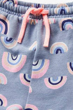 Load image into Gallery viewer, BLUE RAINBOW PRINT HOODY AND SHORT SET (3MTHS-5YRS) - Allsport