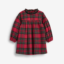 Load image into Gallery viewer, Red Tartan Check Cotton Dress (3mths-6yrs) - Allsport