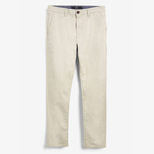 Load image into Gallery viewer, Light Stone Slim Fit Stretch Chino Trousers