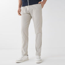 Load image into Gallery viewer, Light Stone Slim Fit Stretch Chino Trousers