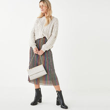 Load image into Gallery viewer, Shimmer Clutch Bag With Detachable Cross Body Chain