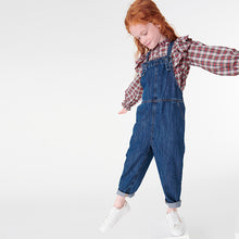 Load image into Gallery viewer, Mid Blue Denim Dungarees (3-12yrs) - Allsport