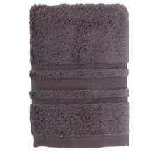 Load image into Gallery viewer, Serviette de toilette coton Lola II Anthracite (50x90) - Allsport