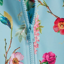 Load image into Gallery viewer, Floral Aqua Sunsafe Swim Suit (3mths-5yrs) - Allsport