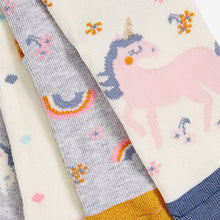 Load image into Gallery viewer, Multi 5 Pack Pretty Unicorn Socks - Allsport
