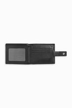 Load image into Gallery viewer, Black Signature Italian Leather Extra Capacity Wallet - Allsport