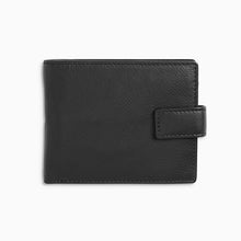 Load image into Gallery viewer, Black Signature Italian Leather Extra Capacity Wallet
