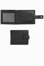 Load image into Gallery viewer, Black Signature Italian Leather Extra Capacity Wallet - Allsport