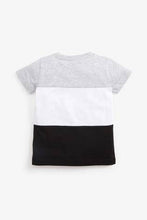 Load image into Gallery viewer, SS MONOCOLBLK SLOGAN (3MTHS-5YRS) - Allsport