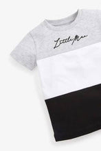 Load image into Gallery viewer, SS MONOCOLBLK SLOGAN (3MTHS-5YRS) - Allsport