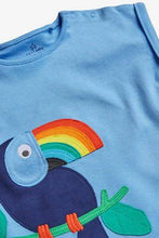 Load image into Gallery viewer, Blue 3 Pack Toucan Rompers (up to 18 months) - Allsport