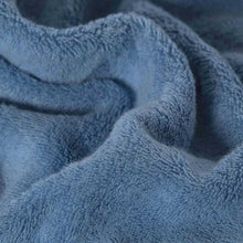 Load image into Gallery viewer, Serviette de toilette coton Noisette bleu (50x90)