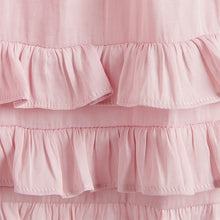 Load image into Gallery viewer, Pale Pink Ruffle Satin Dress (3-12yrs)
